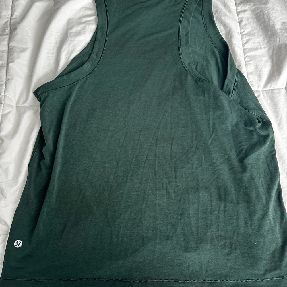 Lululemon Green Jersey Training Tank. Size 12.